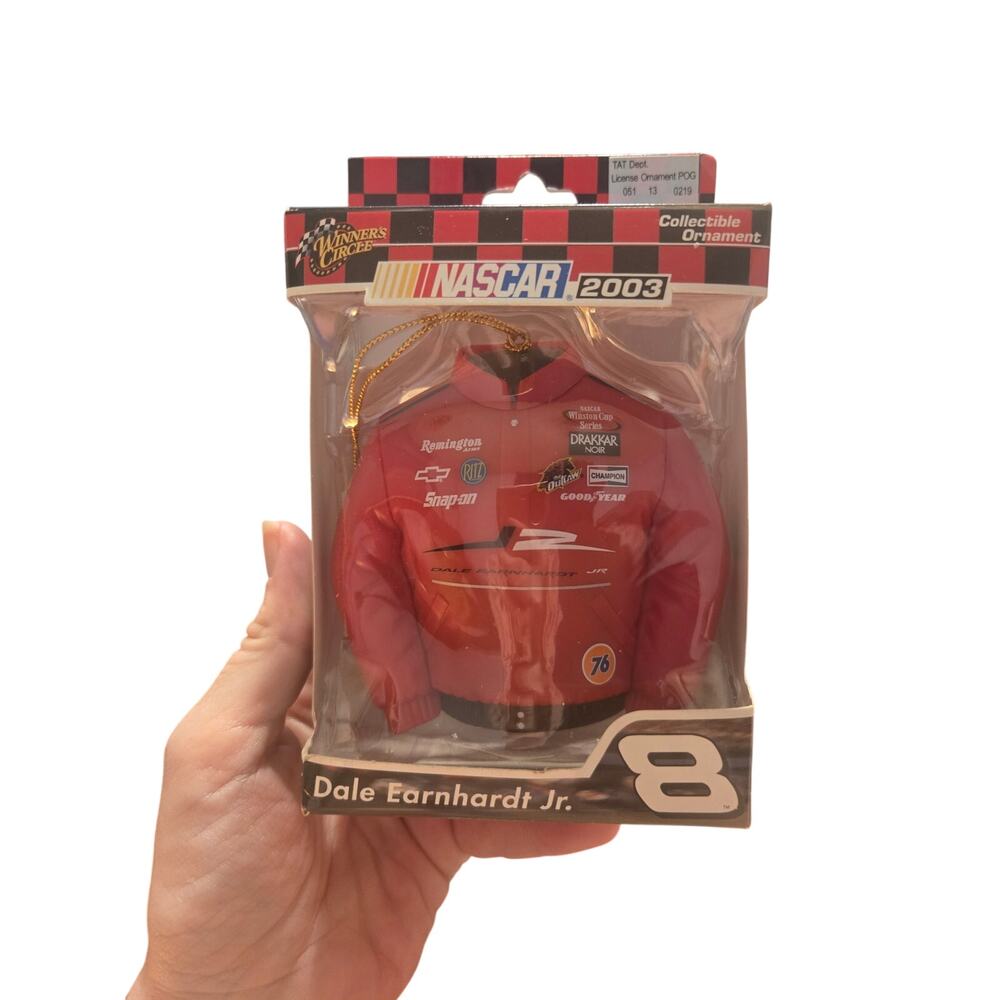 Dale Earnhardt Jr 8 NASCAR 03 Winners Circle Racing Jacket Collectible Ornament
